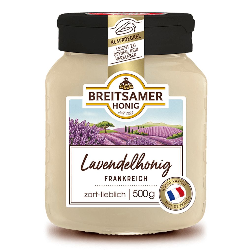 Breitsamer Honig Lavendelhonig aus Frankreich 500g Produktbild 