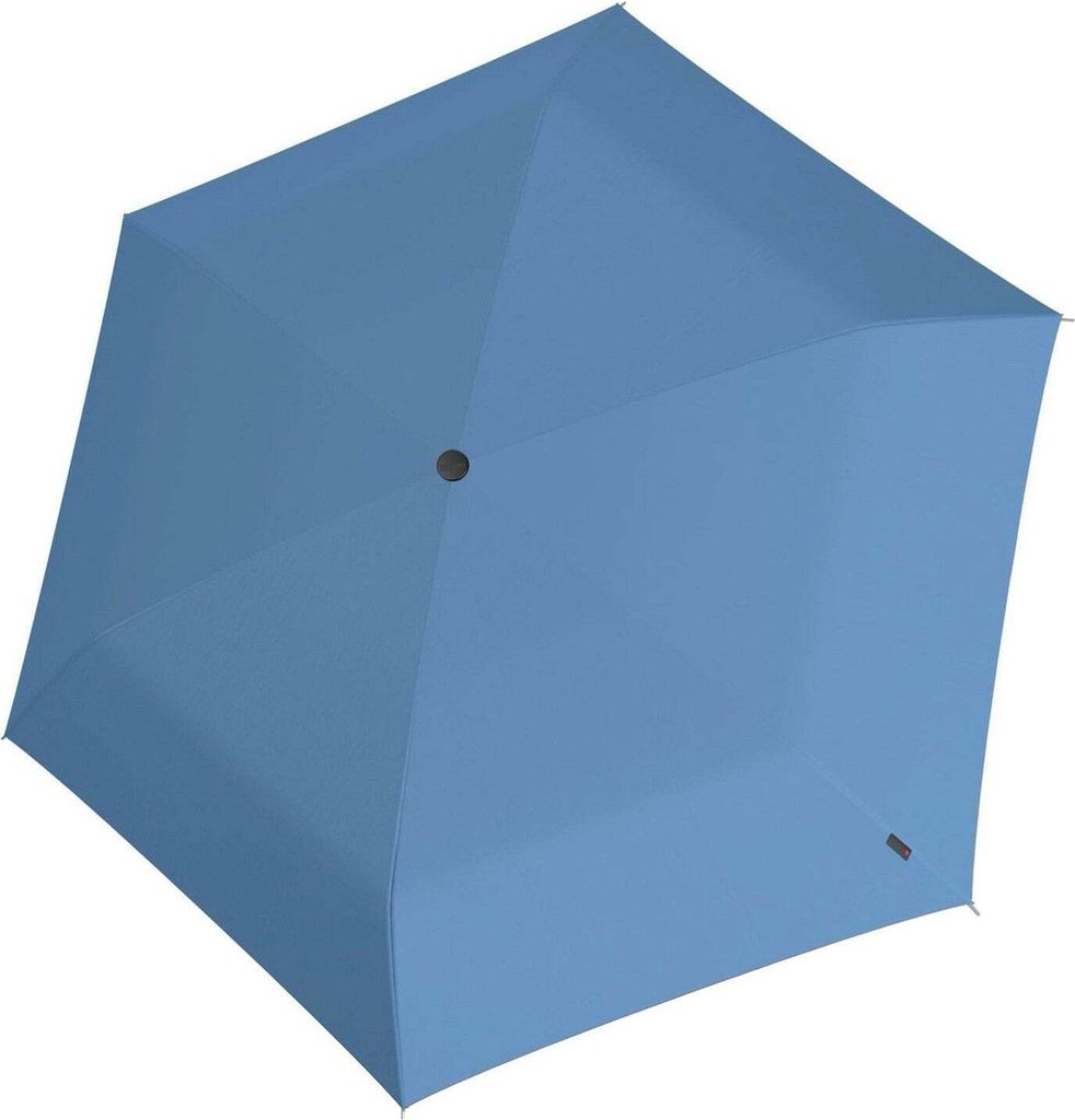 Knirps Taschenregenschirm Regenschirm U.200 Ultra Light Duomatic Blue With Black Coating blau schwarz