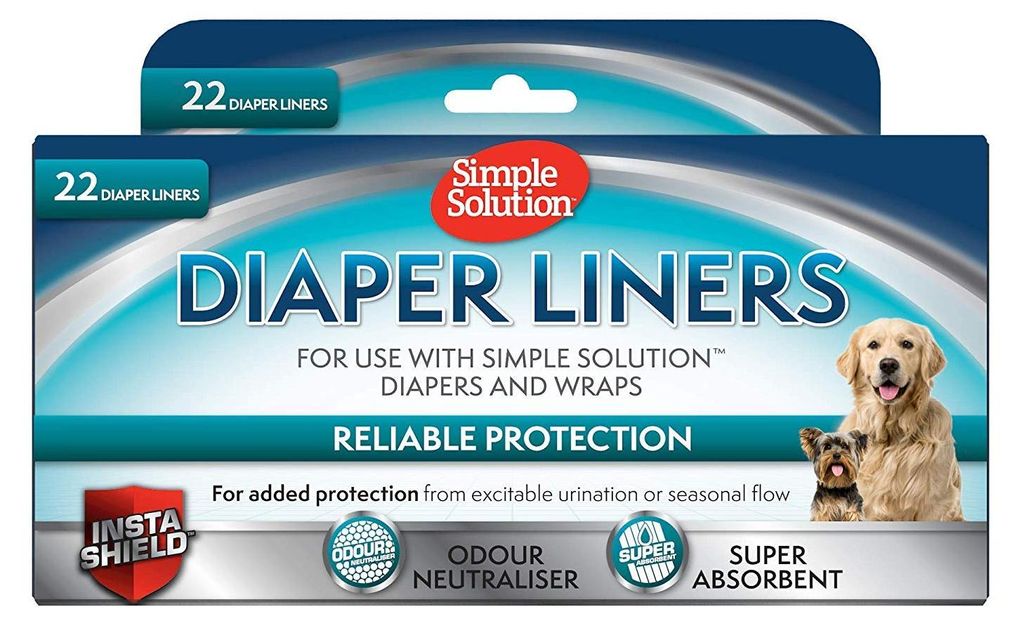 Absorbentes para pañales para perros, color blanco, 22 Imagen del producto 