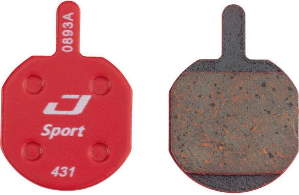 Jagwire Bremsbeläge Disc Mountain Sport Hayes SOLE / MX2 / MX3 rot