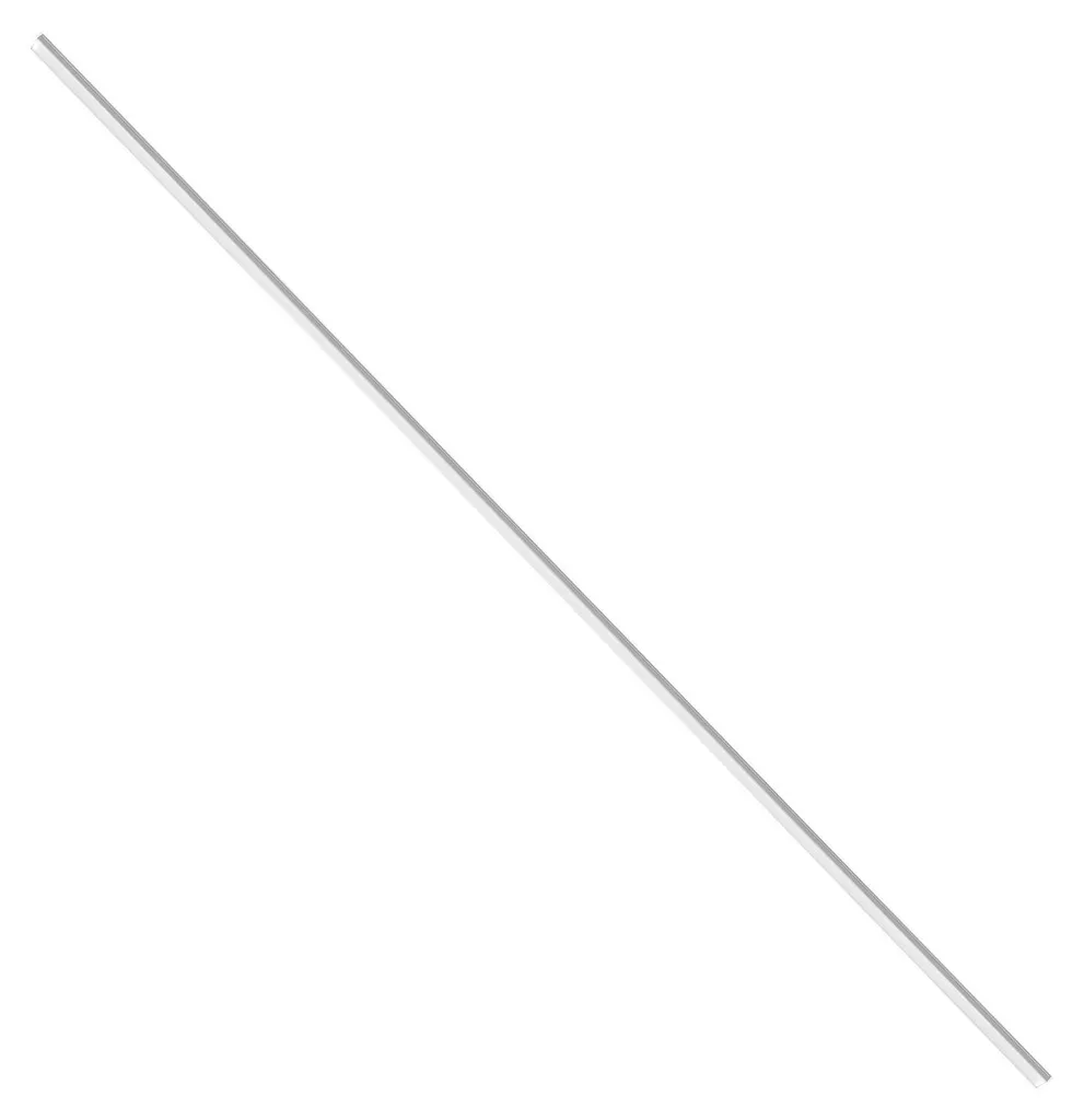 Profilé alu pour bandeau LED encastrable dressing et vitrine 2m