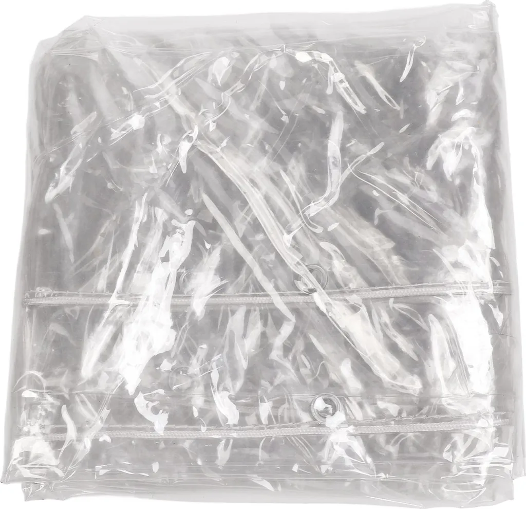 Bâche transparente pour pergola et jardin 2,6 x 4 m étanche avec corde