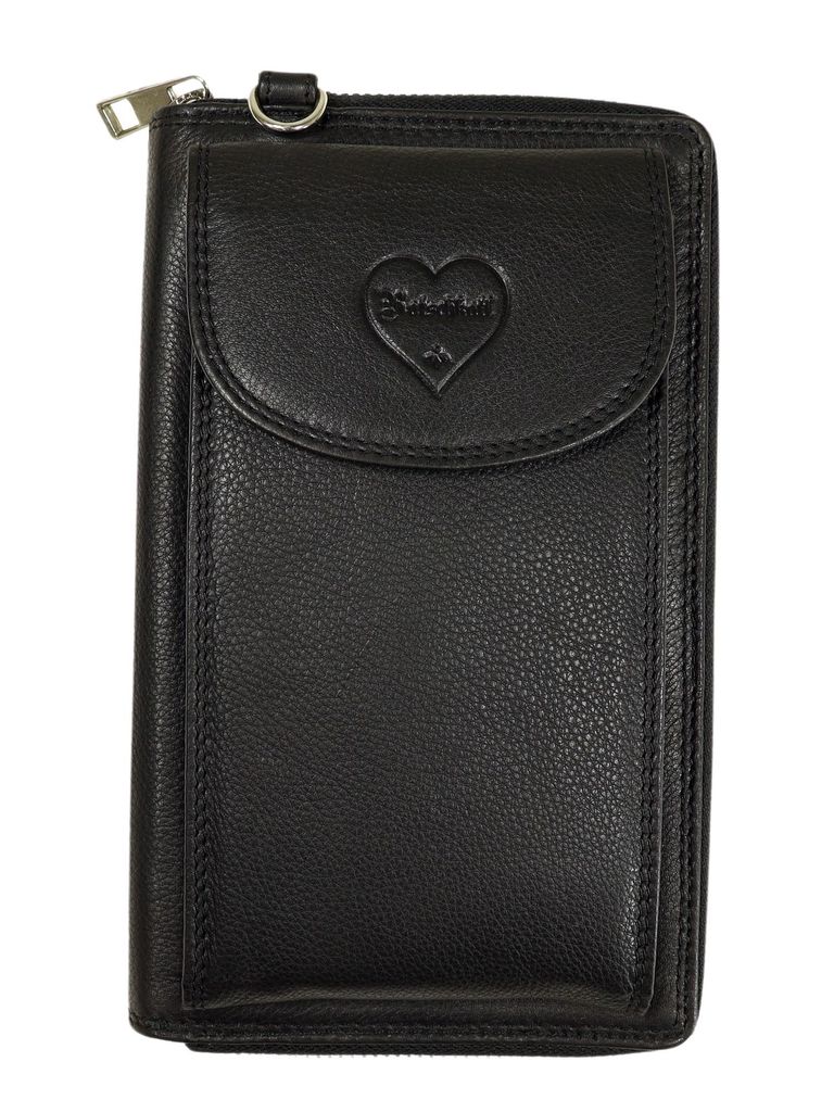 Hodalump & Ratschkatl Damen Geldtasche Smarte Handytasche Schwarz