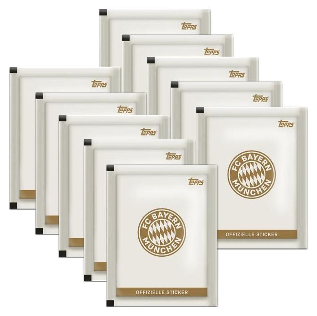 FC Bayern München - 125 Jahre - Sammelsticker - 10 Tüten Produktbild 