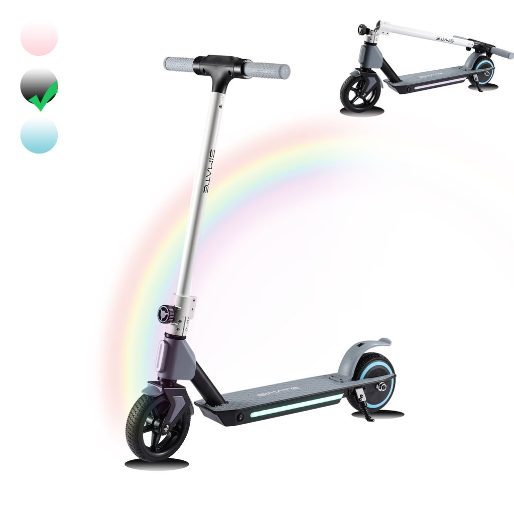 6,5-Zoll-Elektroroller, 130-W-Motor/Höchstgeschwindigkeit 14 km/h/24-V-2,5-Ah-Lithium-Ionen-Akku