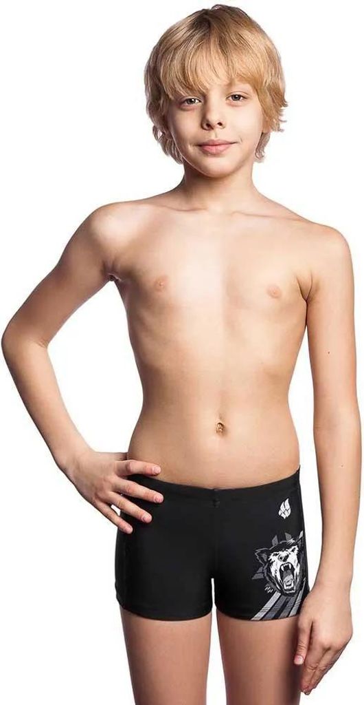 Madwave Grizzly Badehose Boxer Schwarz L Jungen Schwarz L