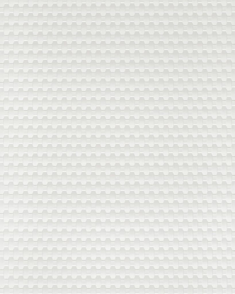 WallFace 24954 RATTAN 20 Snow White Wandverkleidung 3D matt weiß 2,6 m2