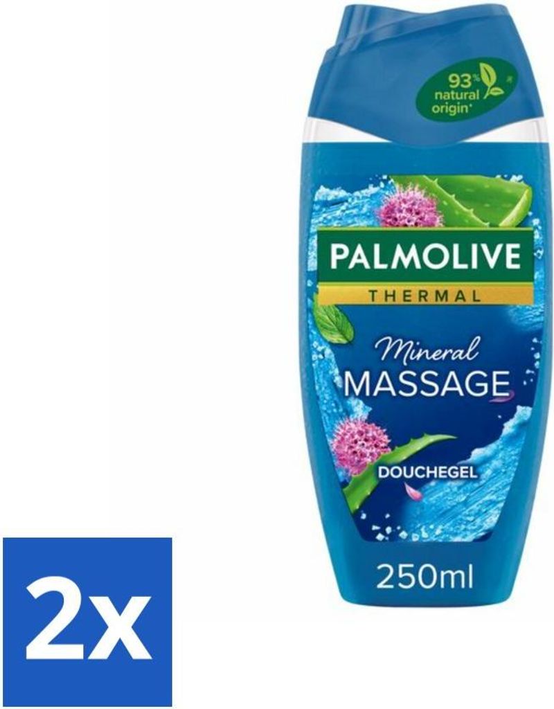 Palmolive Duschgel Thermal Mineral Massage 250 ml - Vorteilspack - 2 Stücke