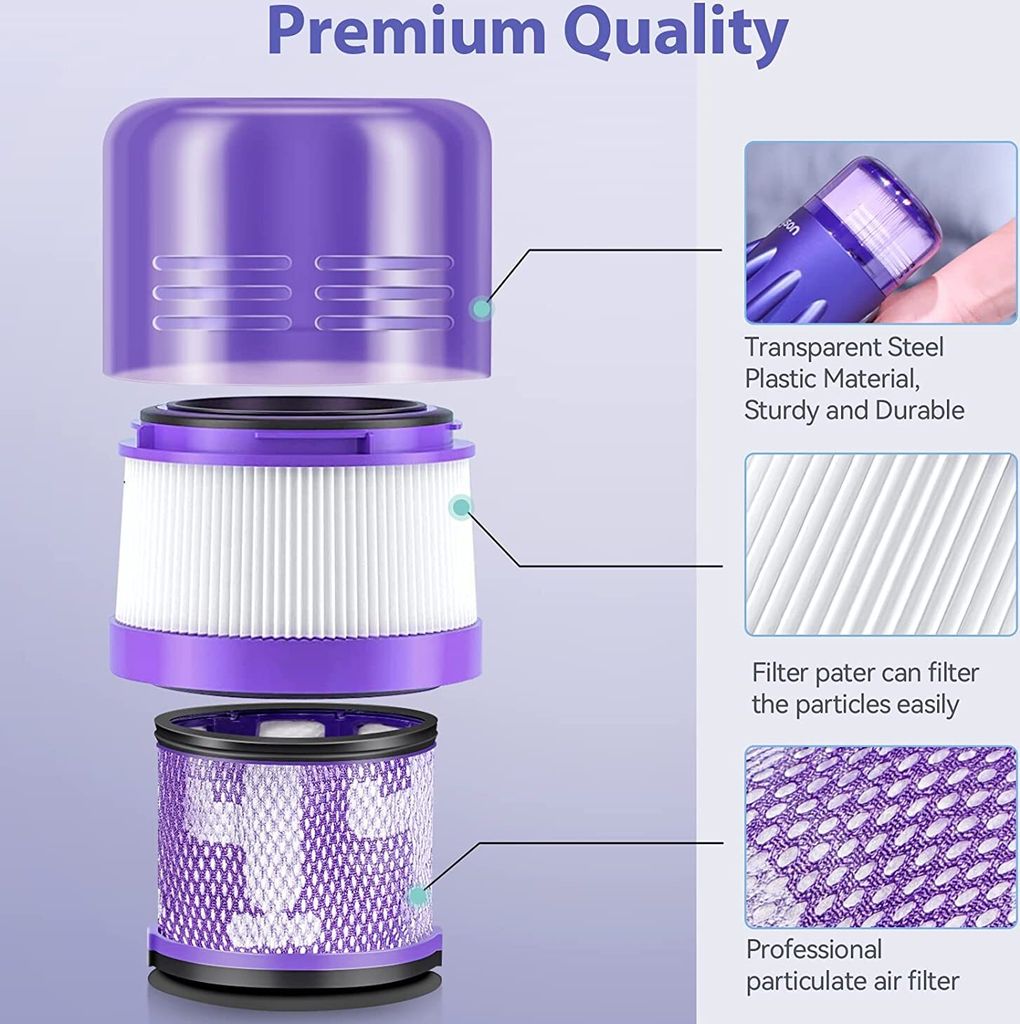2 Stück HEPA-Filter, Ersatzteile Filter für Dyson V11 Produktbild 4