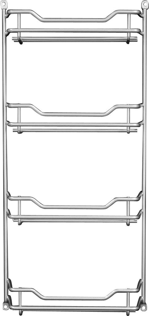FUCHS Gewürzregal zur Wandmontage, silber, Produktbild 