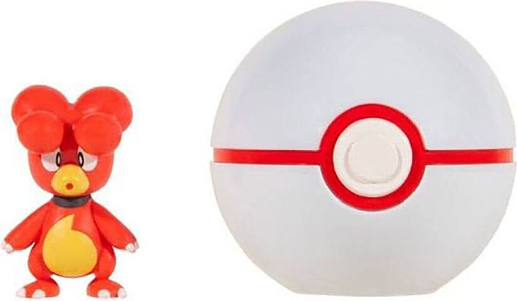 Pokémon Clip'n'Go Poké Balls Magby & Premierball