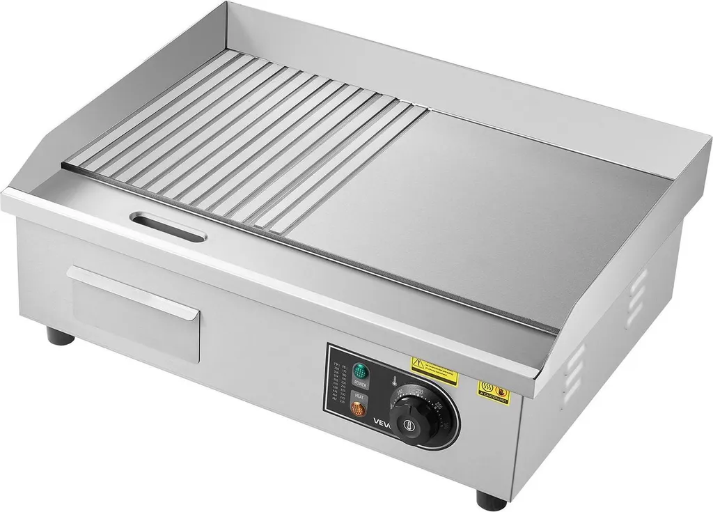 Plaque de cuisson inox 3200W : finie la cuisson inégale des aliments