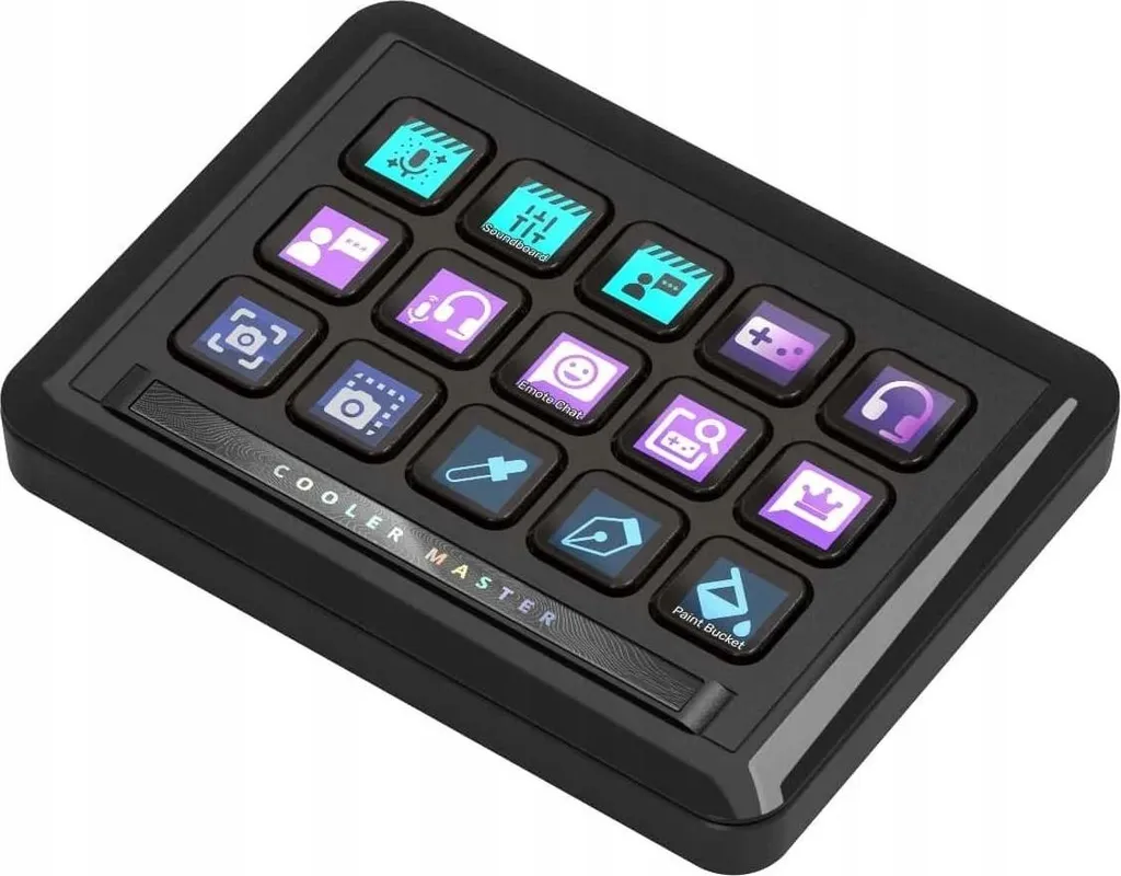 Console de streaming Master Hub Cooler Master avec modules tactiles - 2
