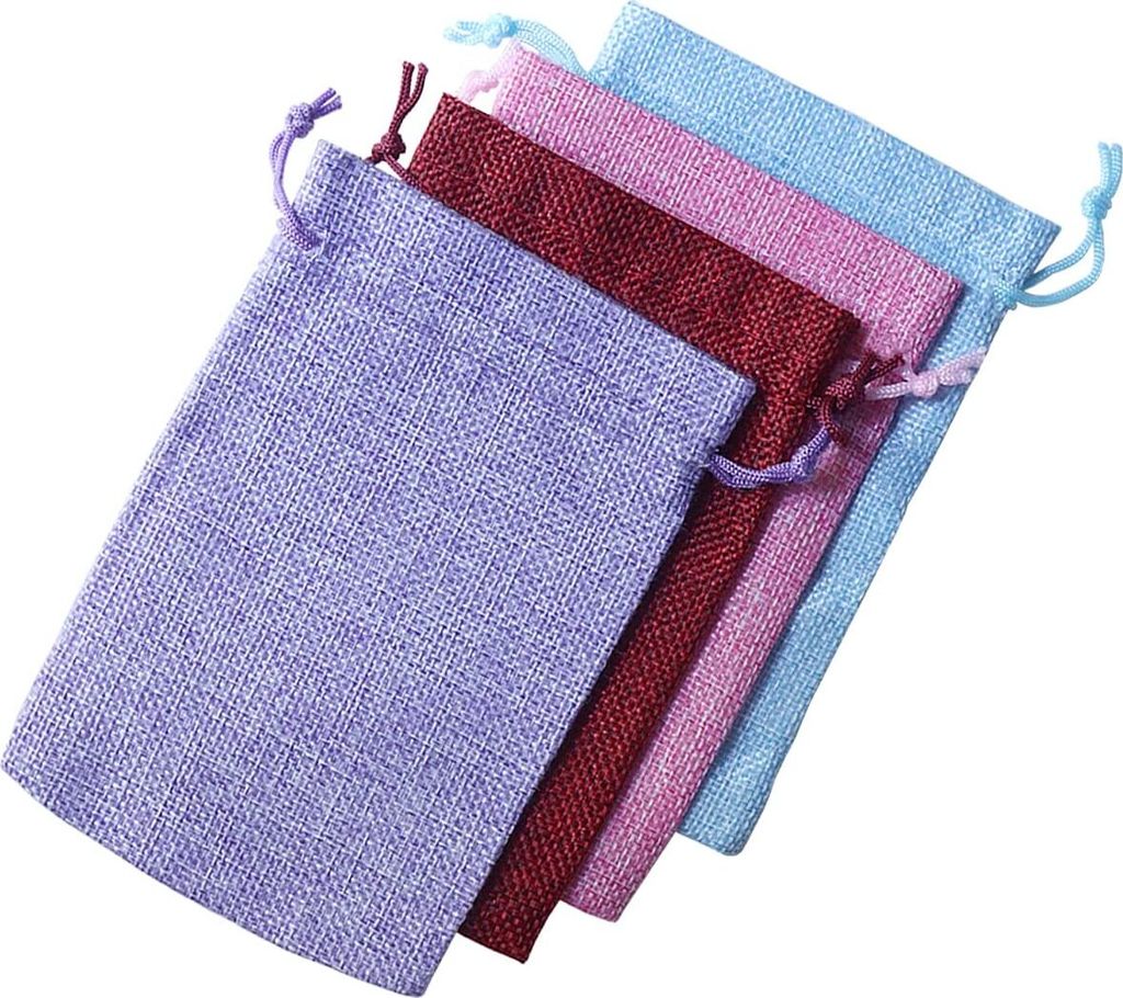 30 Stück 15*20cm Jutesäckchen, Jute Beutel mit Kordelzug, Produktbild 7