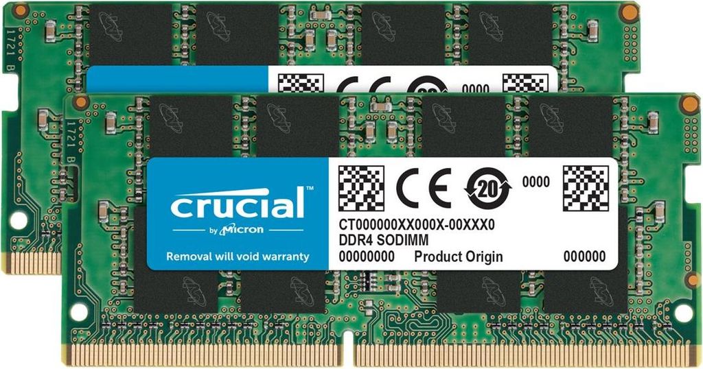 Crucial - DDR4 - Zestaw - 64 GB: 2 x 32 GB - SO DIMM
