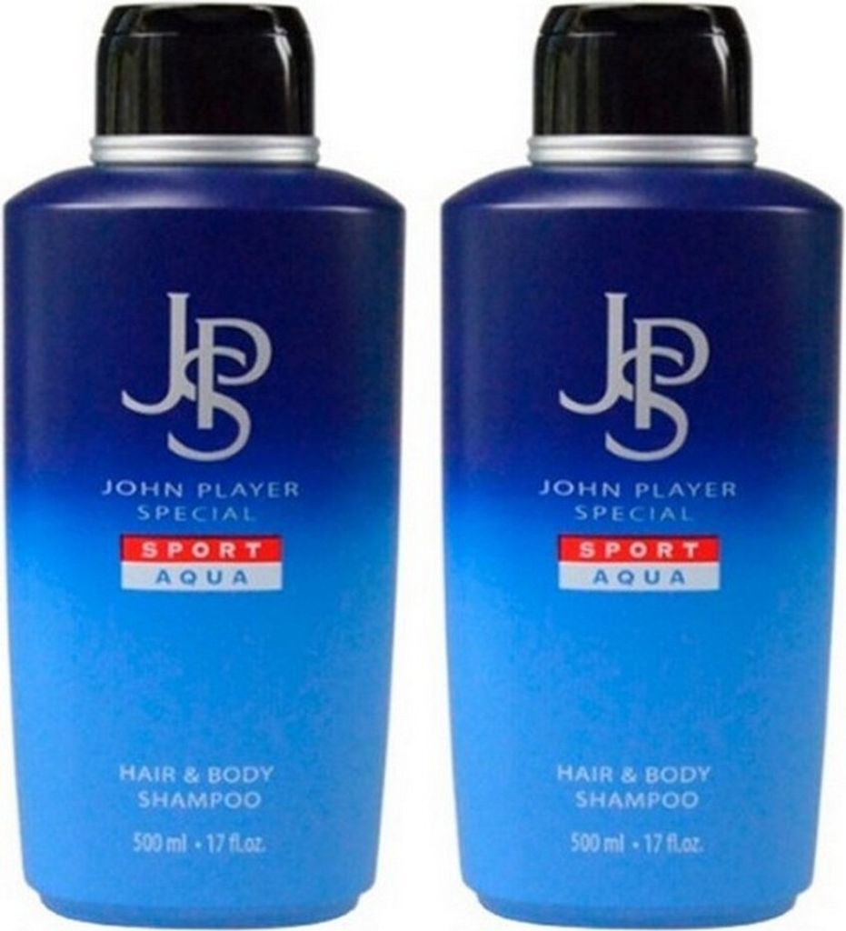 John Player Special Sport Aqua Hair & Body Shampoo 2 x 500 ml