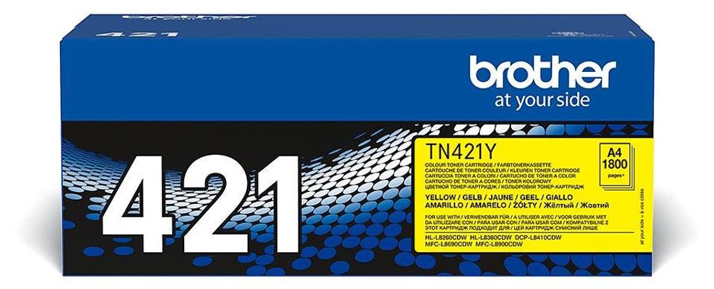 Brother TN-421Y Tonerkartusche 1 Stück(e) Original Gelb Produktbild 