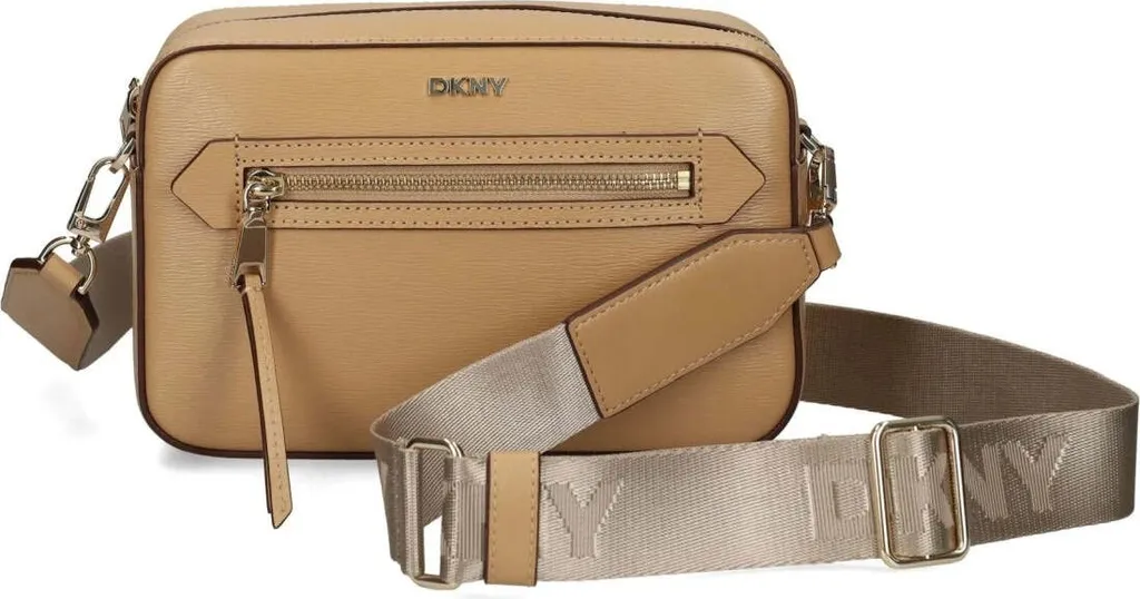 Sac à bandoulière marron DKNY idéal pour le travail et les sorties