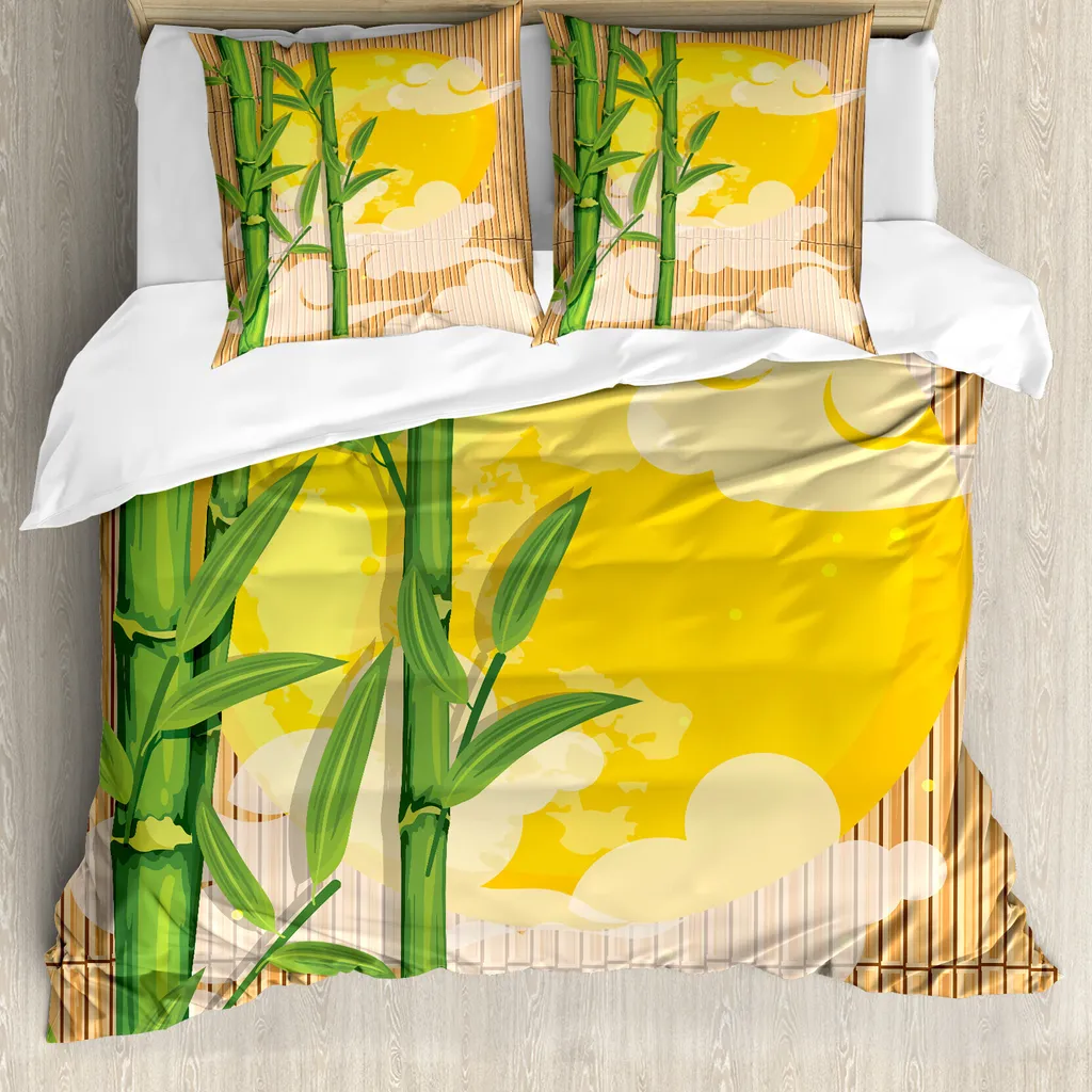 ABAKUHAUS Copripiumino Asiatico Bambù 200x200 Antiacaro | Offerta Letto