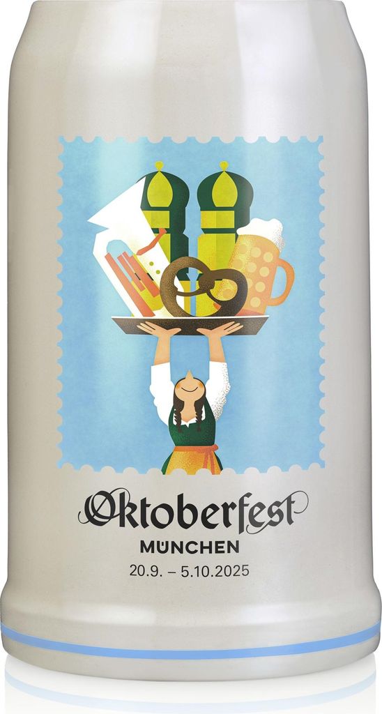 Bierkrug - offizieller 2025 Sammlerkrug