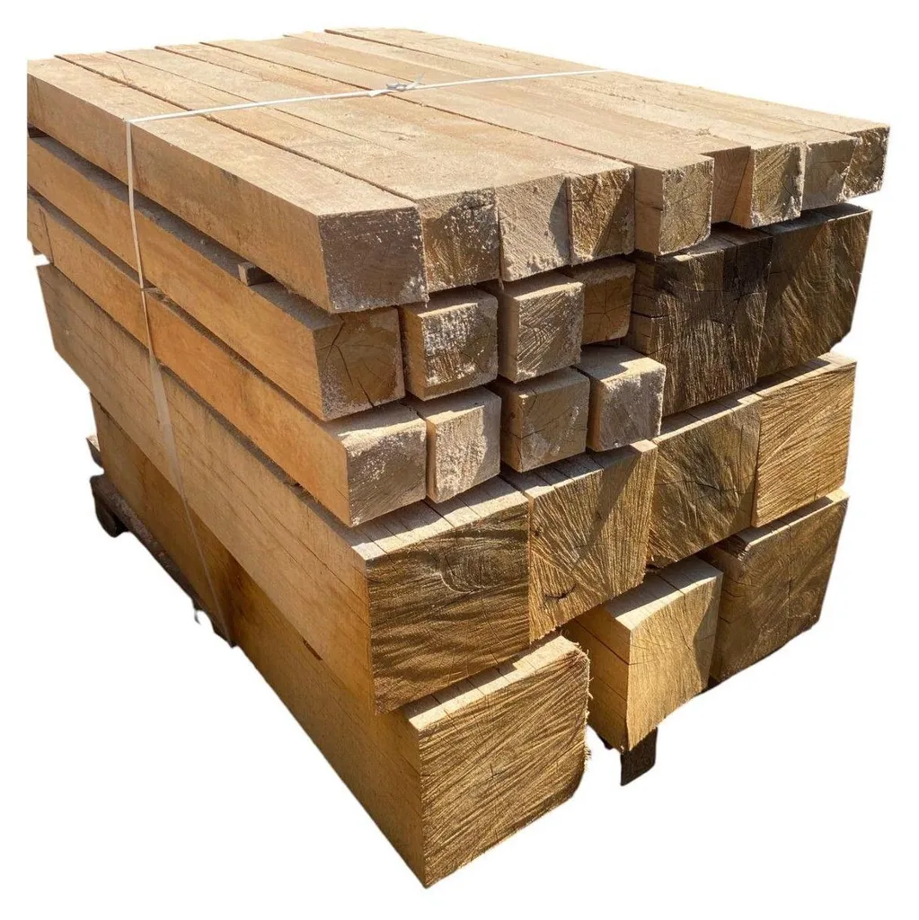 Chêne massif brut 11x11x120cm - Bloc robuste haute densité durable