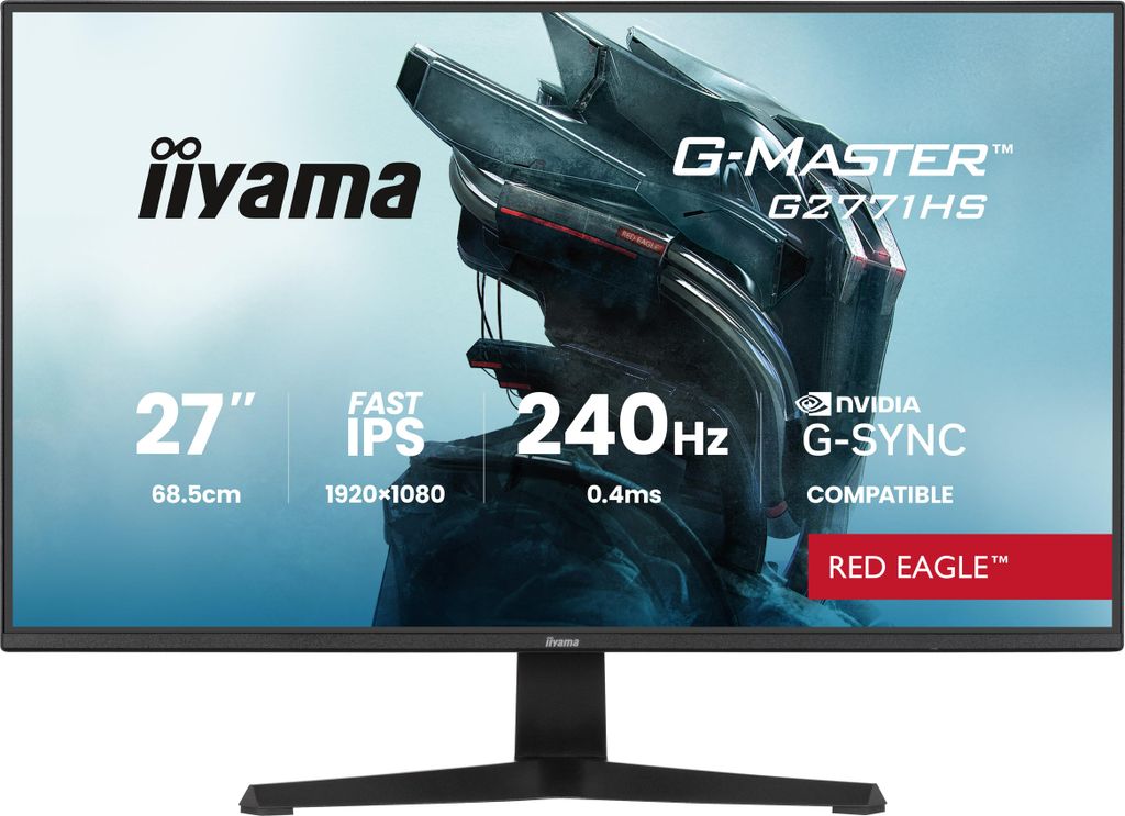 iiyama G-Master G2771HS-B1 Red Eagle, Gaming-Monitor, Produktbild 