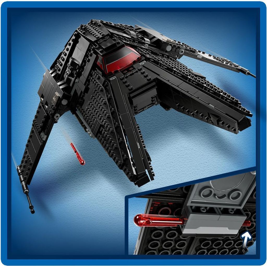 LEGO® Star Wars™ 75336 Inkvizítorská dopravná loď Scythe™ Obrázok produktu 17