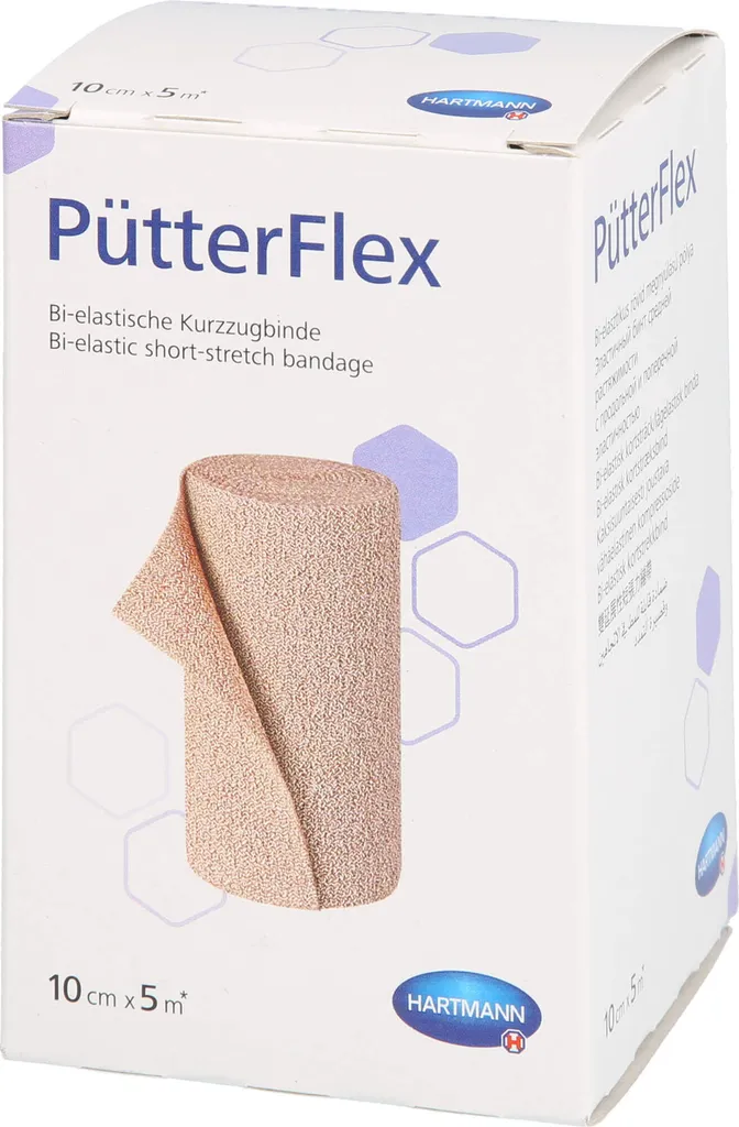 Hartmann Pütterflex 10cmx5m Benda Bi-elastica Compressione Forte - 9