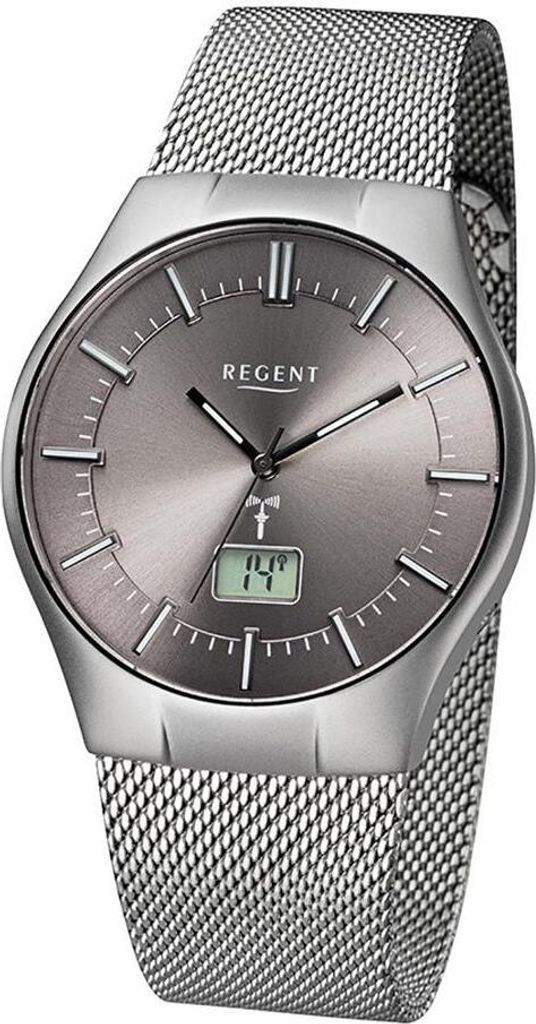 Regent Herren Funkuhr Edelstahl FR-215 Produktbild 