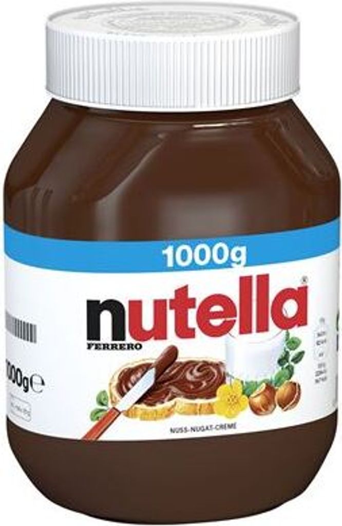 Nutella Nuss Nougat Creme cremig - 6 x 1,00 kg Produktbild 