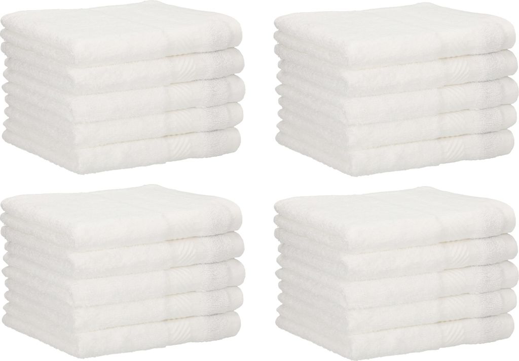 Betz 20 Stück Gästetücher 30x50 cm PALERMO 100% Baumwolle  Produktbild 