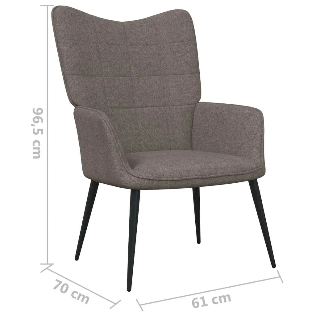SYFAX™ Sedia Relax Tortora in Tessuto - 6