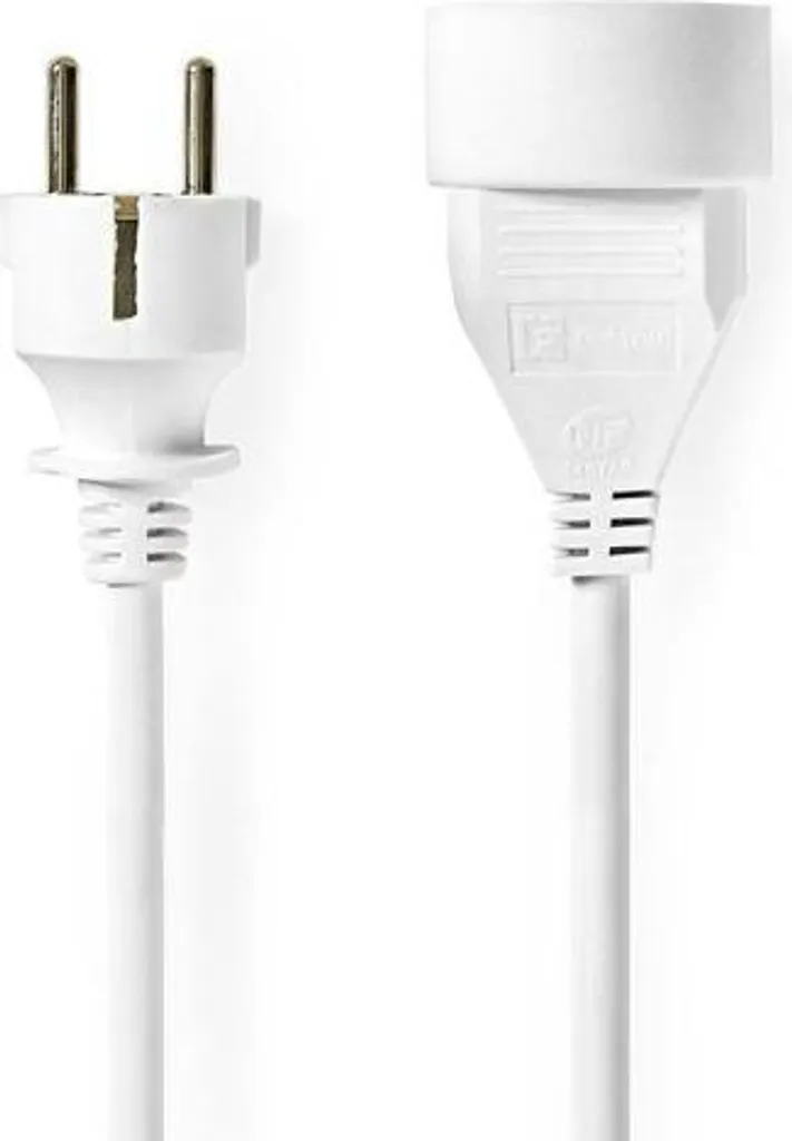 Rallonge électrique 10m haute puissance 3680W avec terre Type F Nedis
