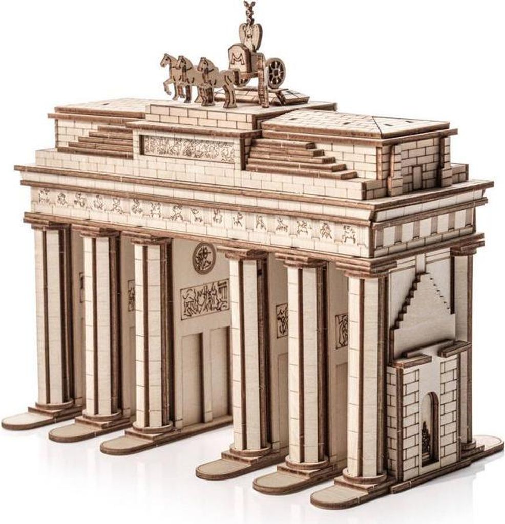SCHÖNE IDEE Holzpuzzle 3D-Modell des Brandenburger Tors E015
