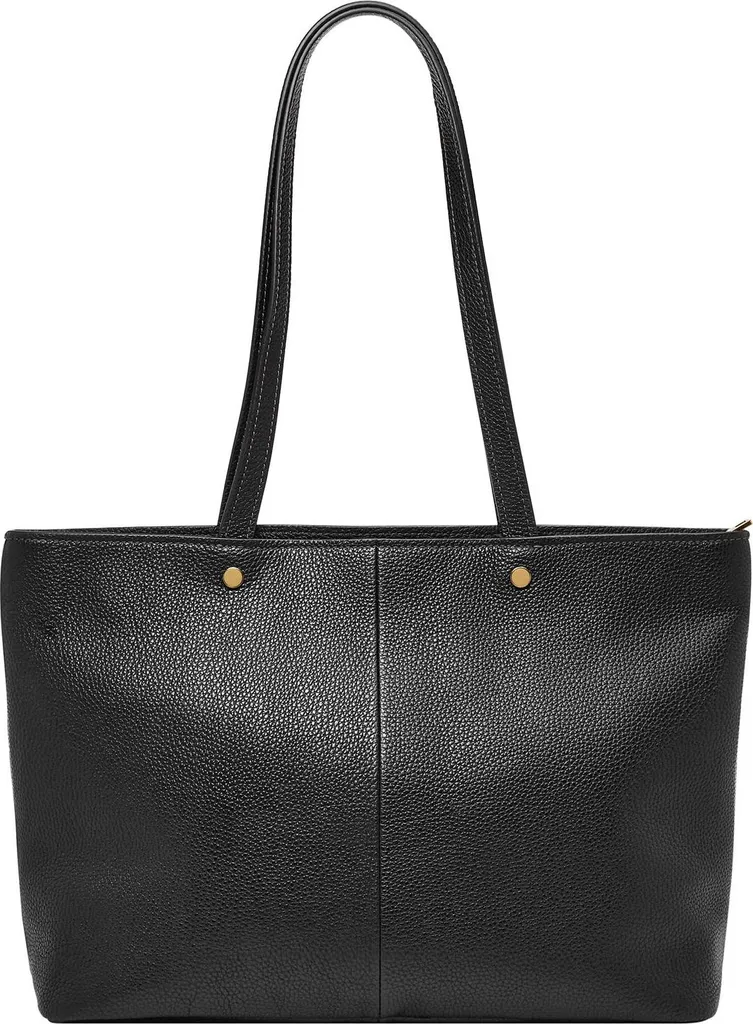 Sac de cours ou travail Jessie Fossil noir porte-épaule grand format