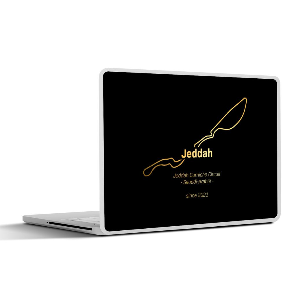 MuchoWow Laptop Aufkleber Sticker Cover F1- Jeddah - Rundkurs 31x22.5 cm - Laptop-Deko