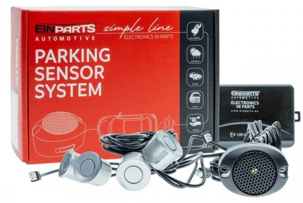 EINPARTS EPPBUZZERS NO. 45 Einparkhilfe 4 Sensoren 2,5m Reichweite