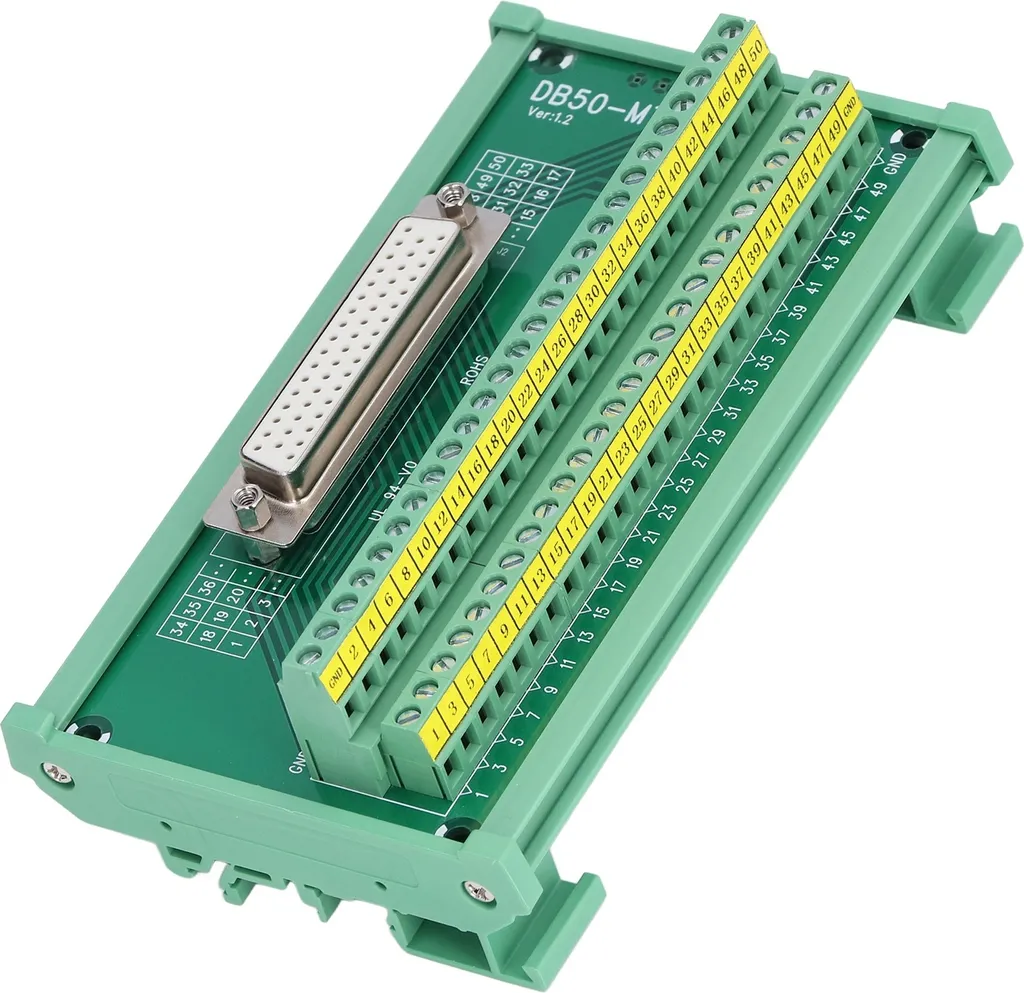 DB50 a Terminal Connector Adapter Plate PCB Board Straight Female DC60V DB50?M7