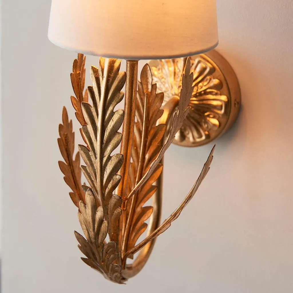 Applique murale dorée Delphine 36cm - Solution éclairage déco chic - 7