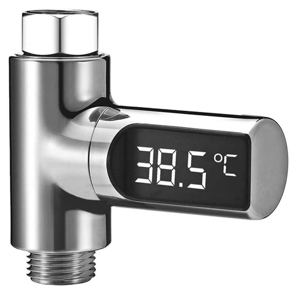 Babyduschen-Thermometer mit Sofortanzeige, digitalem LED-Display, präzises Wassertemperaturthermometer für Badewannenarmaturen