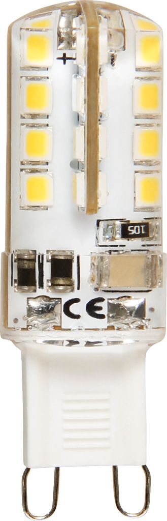 LED-Stiftsockellampe McShine "Silicia", G9, 2,3W, 180 lm, warmweiß