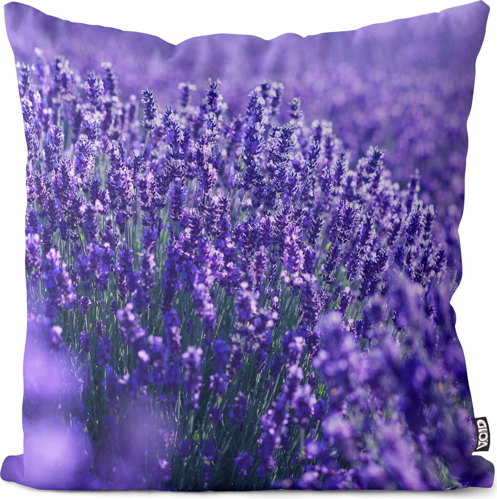 VOID Lavendelstrauss Blumen Lila Garten Kissenbezug Kissenhülle sofa couch wohnzimmer dekoration wasserfest Outdoor Garten Kissen bezug deko