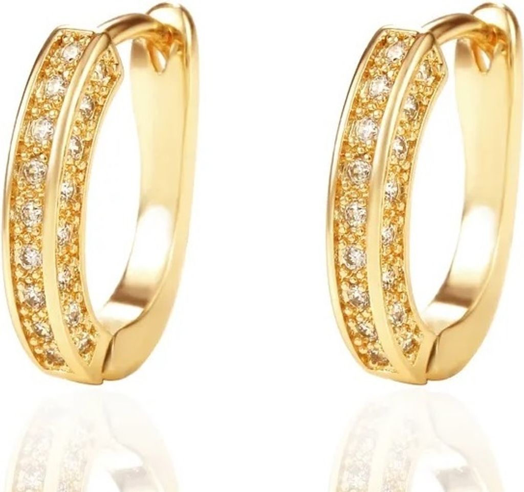 Amedia Ohrringe in Gold – Trendiger Schmuck ohne Nickel KP28384