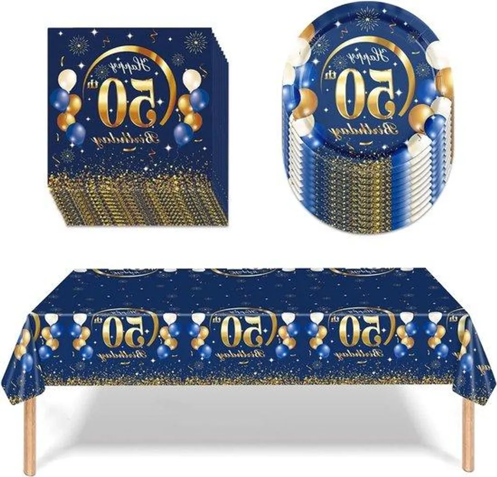 Déco Table Anniversaire : Lot 16 Serviettes pour une Fête sans Tache