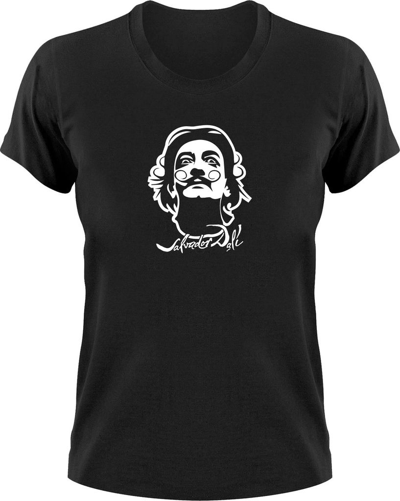 Styletex23 T-Shirt Salvador Dali, Damen schwarz, L