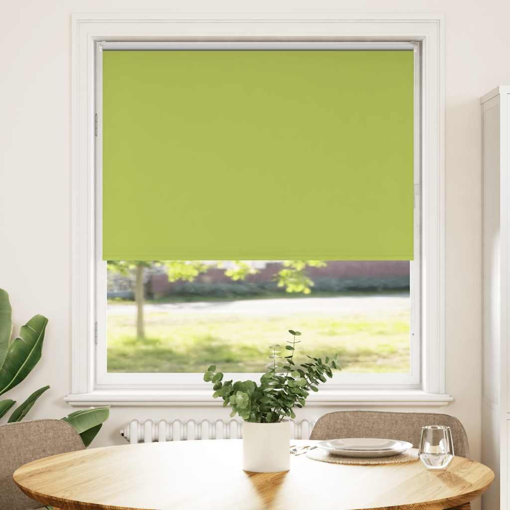 vidaXL Verdunkelungsrollo Grün 115x175cm Stoffbreite 110,7cm Polyester