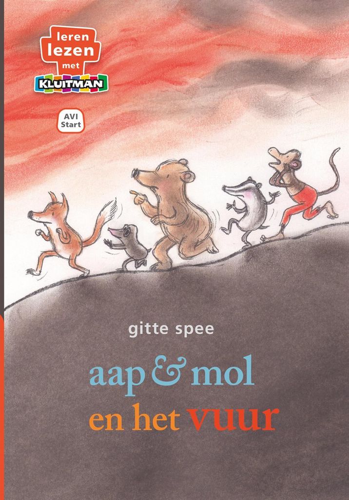 Kluitman-Affenmaulwurf und das Feuer