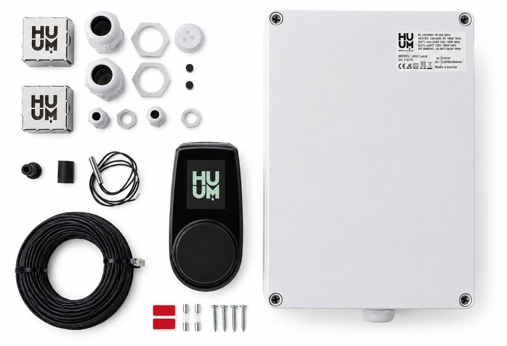 Control para sauna HUUM UKU WiFi con WLAN hasta 18 kW, Imagen del producto 