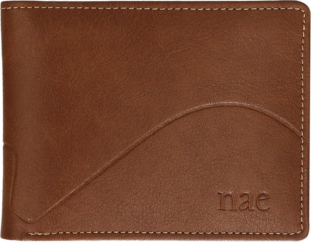 Bari Brown – Vegane Herren-Geldbörse im Trifold-Design | Handgefertigt in Spanien