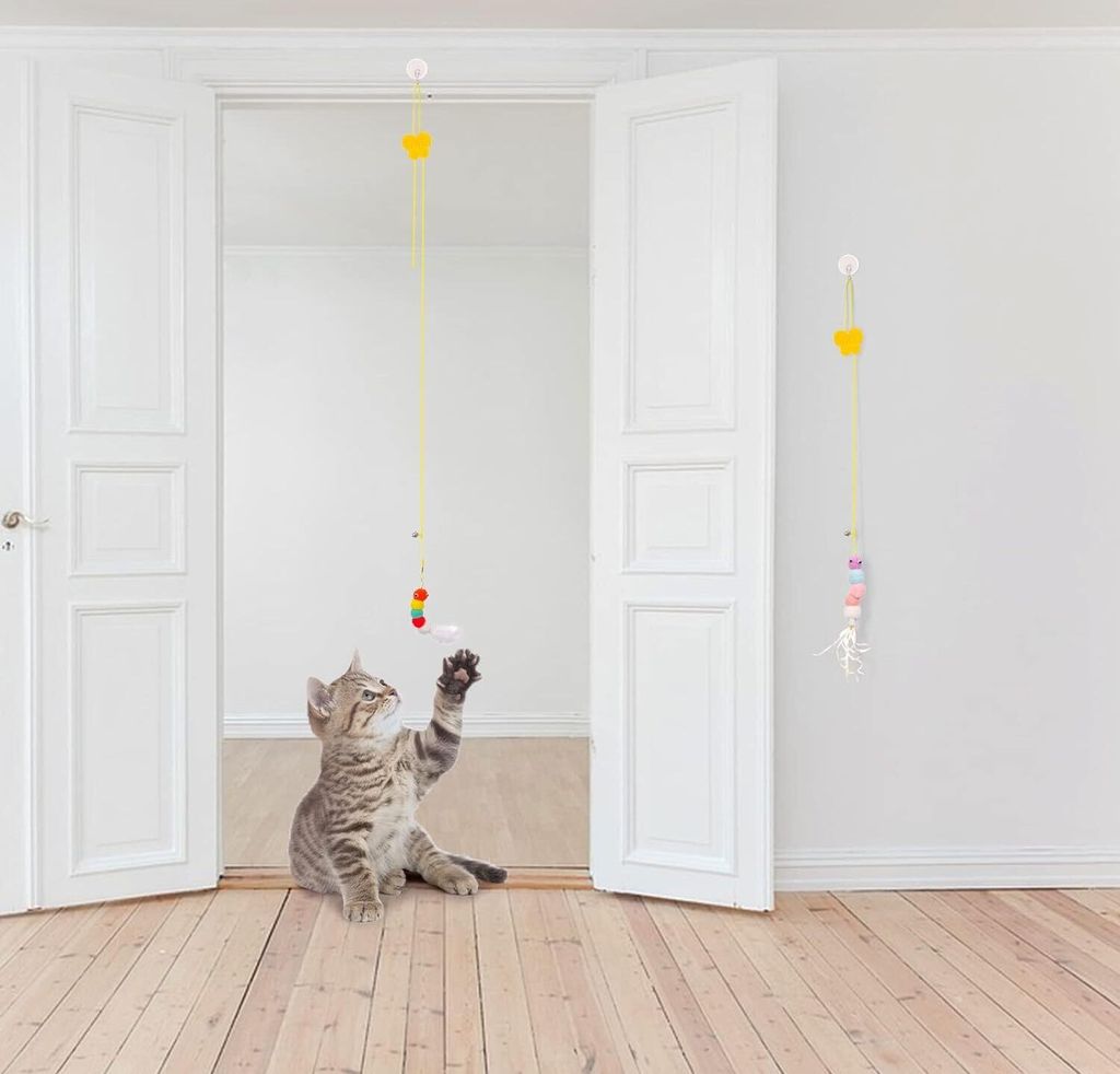 Katzenspielzeug zum Aufhängen an der Tür, für Katzen, Produktbild 7